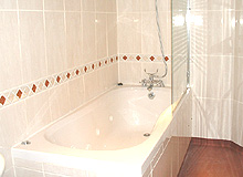 Modern en-suite bathrooms